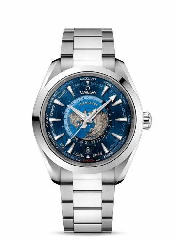 Omega Seamaster Aqua Terra 150M Master Chronometer 43 Worldtimer Stainless Steel / Blue / Bracelet 220.10.43.22.03.001 (22010432203001)